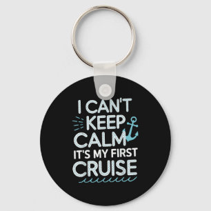 Llavero No puedo mantener la calma es mi primer crucero