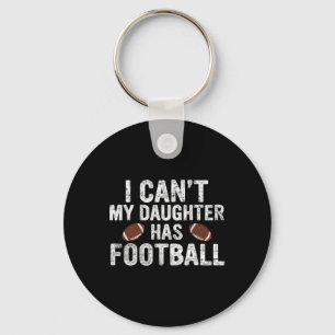 Llavero No puedo mi hija tiene a papá futbolero y a mamá g