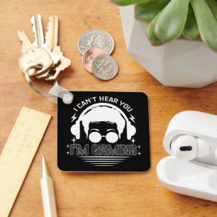 Llavero No puedo oírte estoy jugando juegos divertidos