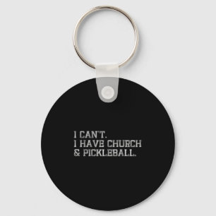 Llavero No puedo tener iglesia y baloncesto