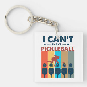 Llavero No puedo tener pickleball, Pickleball Lover