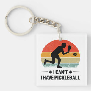 Llavero No puedo tener pickleball, Pickleball Lover
