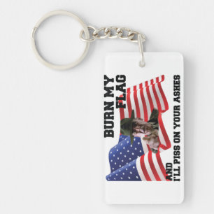 Llavero No queme mi bandera