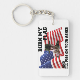 Llavero No queme mi bandera