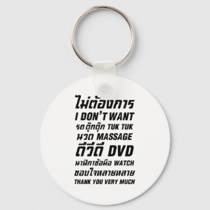 Llavero No quiero que TUK MASAJE DVD WATCH