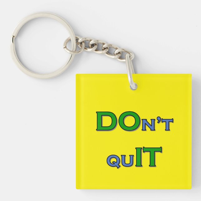 Llavero No quIT keychain (Frente)