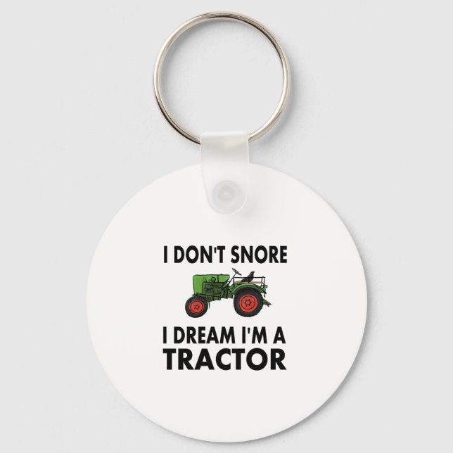 Llavero No ronco, sueño que soy un tractor (Anverso)