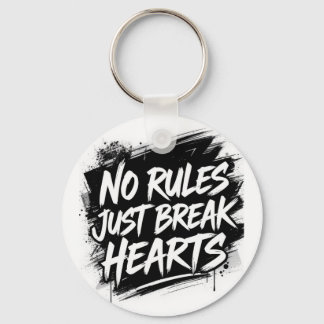 Llavero No Rules Just Break Hearts – Bold Street Keychain