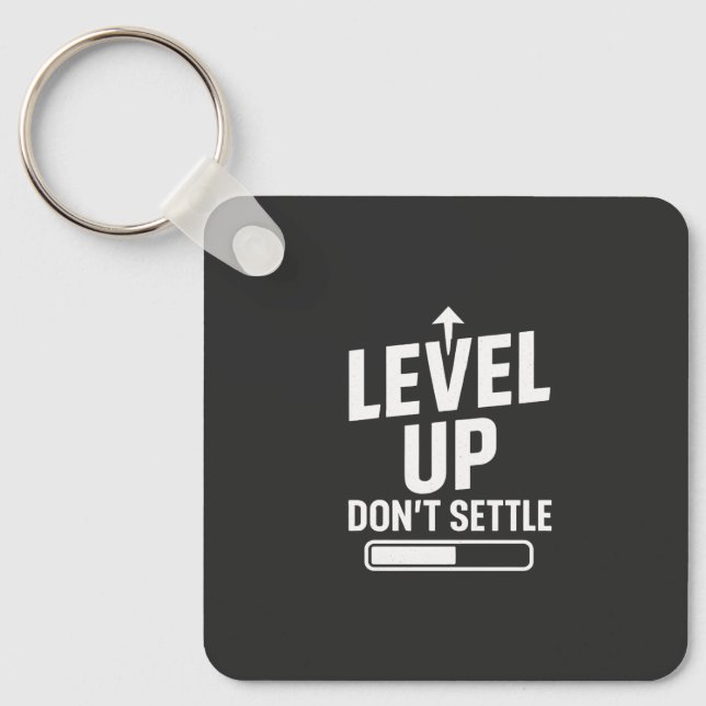 Llavero No se conformen los niveles (Anverso)