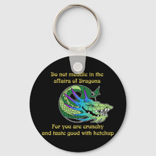 Llavero No se metan en los asuntos de los dragones
