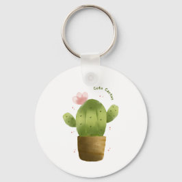Llavero No se puede tocar esto - Cute Cactus