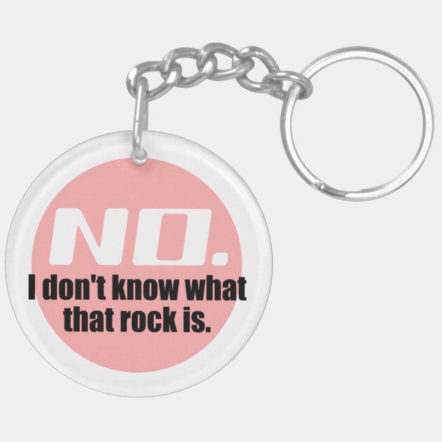 Llavero No sé qué es esa roca (rosada) (Izquierda Bajo)