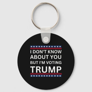 Llavero No sé ustedes, pero estoy votando a Trump 2024 El