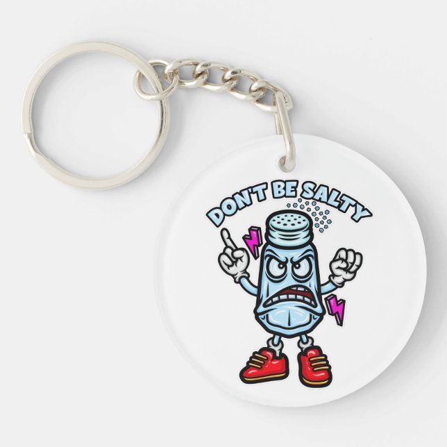 Llavero No seas salado, Ilustracion gracioso (Frente)