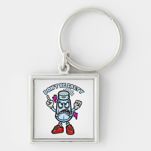 Llavero No seas salado, Ilustracion gracioso (Frente)