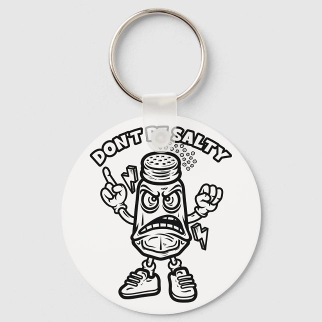 Llavero No seas salado, Ilustracion gracioso (Anverso)