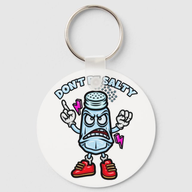Llavero No seas salado, Ilustracion gracioso (Anverso)