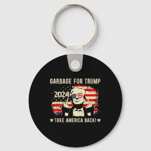 Llavero No Somos Basura Votetrump 2025 Seguidor de Trump