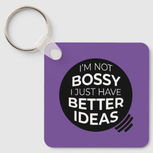 Llavero No soy Bossy... Cadenas clave (v2)