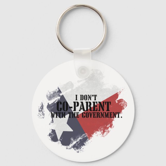 Llavero No soy co-padre con el gobierno - Keychain (Anverso)
