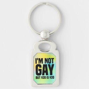 Llavero No soy gay pero $20 son $20-45324