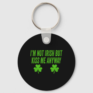 Llavero No soy irlandés pero bésame de todos modos diverti