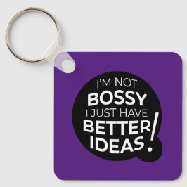 Llavero No soy jefe, solo tengo mejores ideas keychain