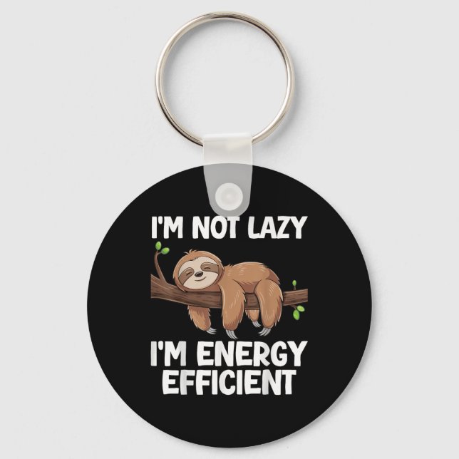 Llavero No Soy Lazy Im Energy Efficith Sloth (Anverso)