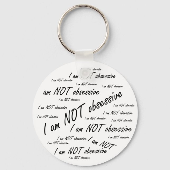 Llavero 'NO soy obsesivo' (Anverso)