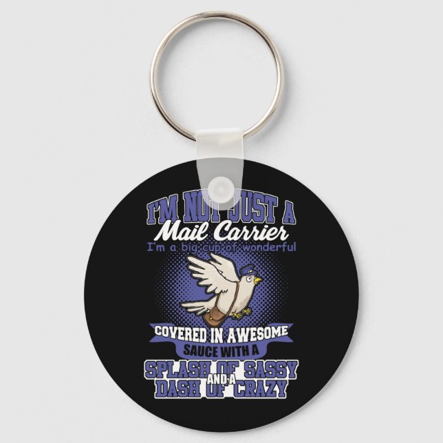 Llavero No Soy Solo Un Camiseta De Correo (Anverso)