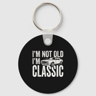 Llavero No soy un clásico viejo de coche muscular retro di