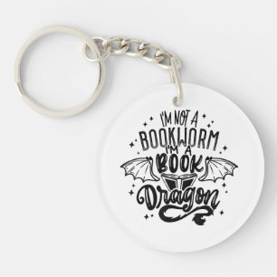 Llavero No soy un librero, soy un libro de fantasías de Dr