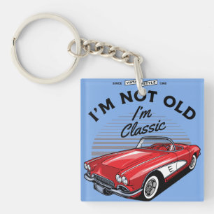 Llavero ¡No soy viejo, soy clásico! Corvette 1961