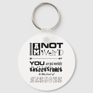 Llavero No soy Weird Keychain