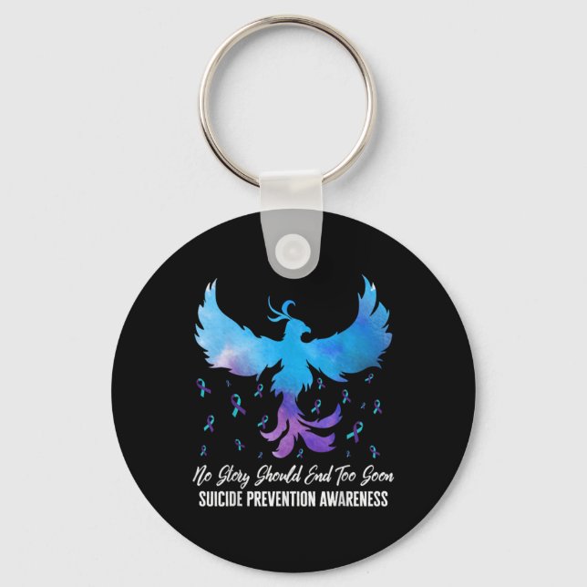 Llavero No Story Should End Too Soon Suicide Prevention A  (Anverso)