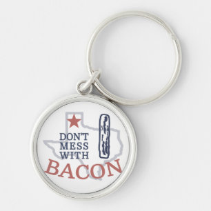 Llavero No te metas con Bacon