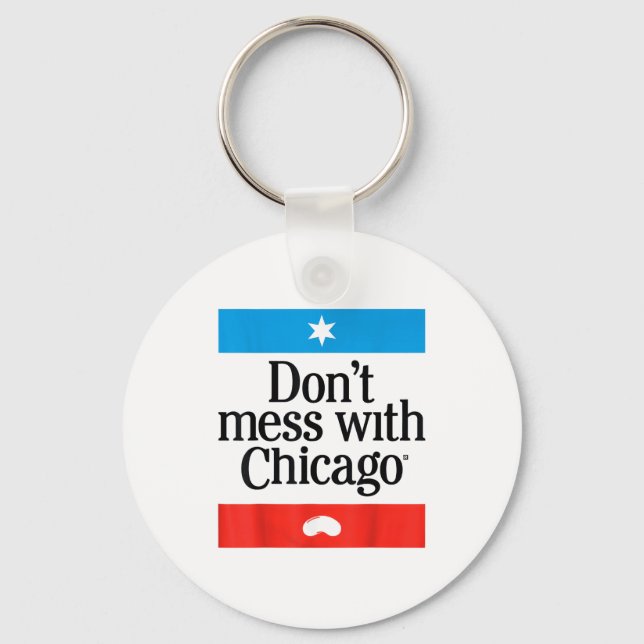 Llavero No te metas con Chicago (Anverso)
