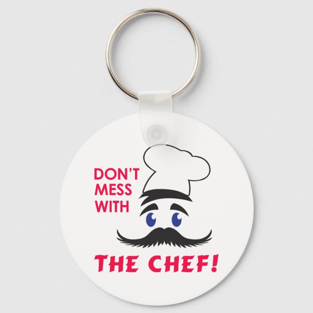 Llavero No te metas con el chef (Anverso)