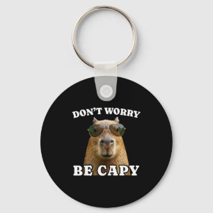 Llavero No te preocupes sé capy capybara divertido