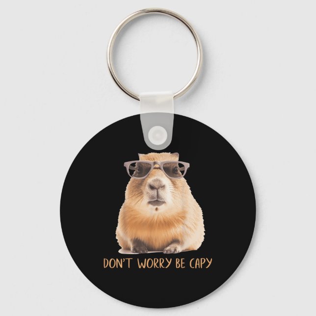 Llavero No te preocupes ser capy Capybara (Anverso)