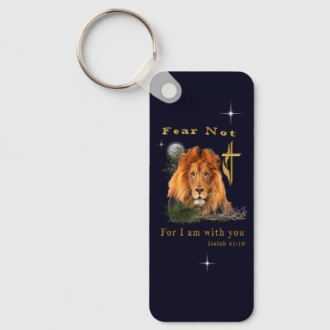 Llavero No teman a Isaías 41:10 (Anverso)