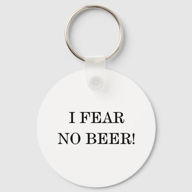 LLAVERO ¡NO TEMO CERVEZA! (Anverso)
