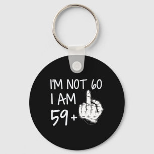 Llavero No Tengo 60 Años Soy 59 Más 1 Camiseta Dedo Medio