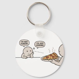 Llavero No Tengo Hambre, Solo Estoy Mirando  Funny Pizza M