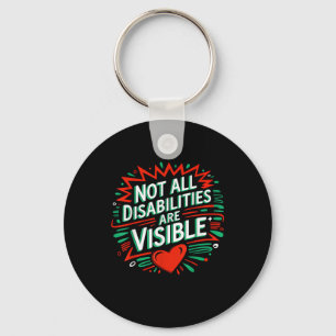 Llavero No Todas Las Discapacidades Son Visibles Cool Disc