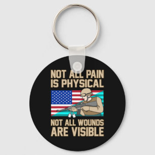 Llavero No todas las heridas son visibles Ptsd Awareness R