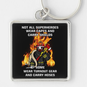 Llavero No todos los superhéroes... bombero