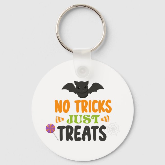 Llavero No tricks I just want treats (Anverso)