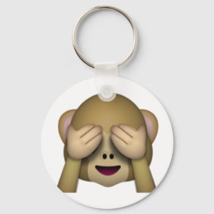 Llavero No ver Mono Malvado - Emoji