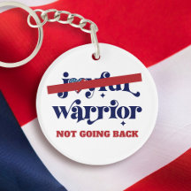 No volver Guerrero Tipo Bandera USA Corazón Blanco